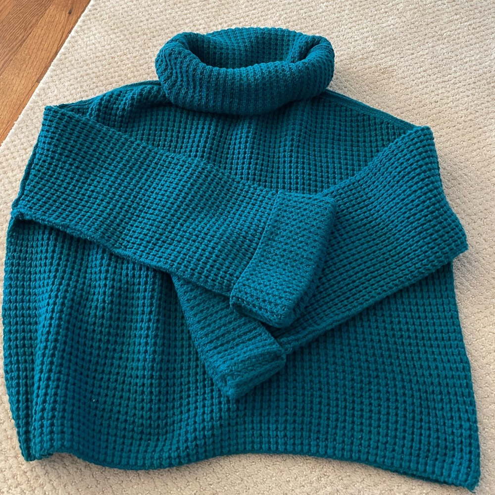 Free People Green Sweater